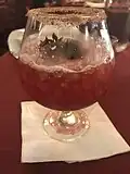 A spice hibiscus margarita mocktail at Casa Vega.