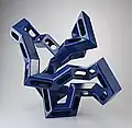 "Cycloviolacin" sculpture of Cycloviolacin