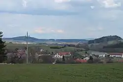 View from the west