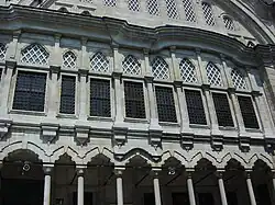 Exterior arches and windows