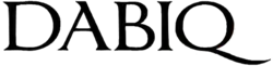 The logo of the Dabiq magazine