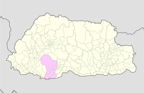 Goshi Gewog is located in Dagana District