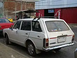 Rear view of the estate