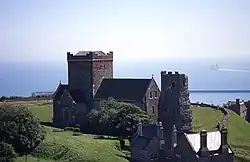 Image 23 Credit: Marco Sinibaldi Around AD 50 the Romans built a lighthouse which still stands to its full height in the grounds of Dover Castle. More about Dover... (from Portal:Kent/Selected pictures)