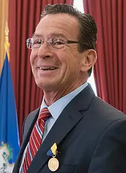 Dannel P. Malloy Governor of Connecticut 1977, J.D.&nbsp;1980