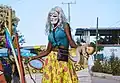 La Minga, a satirical character in the dances of the Costa Chica