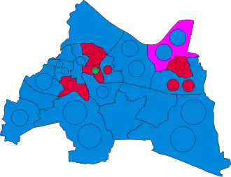 2023 results map