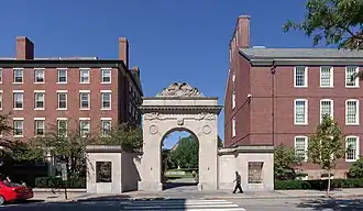 Soldiers Memorial Gate, Brown University, Providence, Rhode Island, USA
