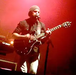 Geraghty performing in the Olympia Theatre, Dublin, 2009.