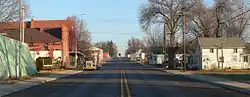 Downtown Dawson: Ridge Street (U.S. Route 75), November 2012