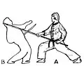 Defense with the staff