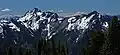 Del Campo and Morning Star Peak seen from Mt. Dickerman