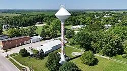 Delta's water tower