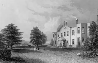 Black and white engraving