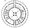 Plan of interior.