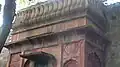 Detailed view of the sandstone facade,Baagh e Naazir, Mehrauli, New Delhi