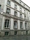 Detail of the side façade
