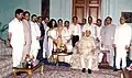 Devi Prasad Bagrodia (1st from Right) and dignitaries during release of his book 'Jyoti Prabha'