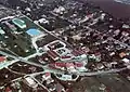 Northern part of Diósd with small factories and storage houses