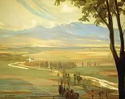 Avila Morning (The Ambles Valley), 1908, 97 × 123&nbsp;cm. Museo Nacional de Arte