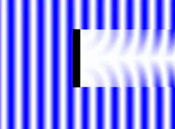 Shadow caused by large object