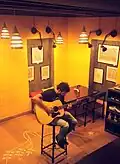 Live at Kuzart Lane, in New Delhi, India, in 2014.