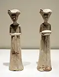 Sui dynasty female attendants wearing qixiong ruqun.