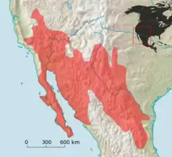 Map of range