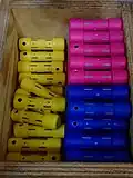 Dive weights - 500g Bright Weights - small lead weights with plastic coating