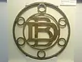 Dodge Brothers emblem c. 1910, removed from the gate of the "Dodge Main" before its 1981 demolition