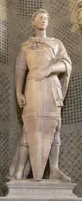 St George, marble, for Orsanmichele, 1415–17