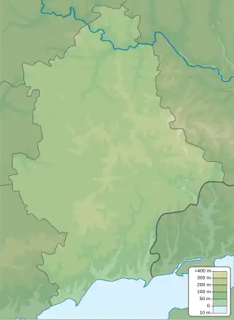 Sloviansk is located in Donetsk Oblast