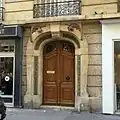 Ceramic tiles by Alexandre Bigot, rue Mademoiselle, Paris