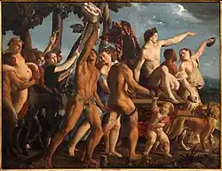 Trimph of Baccus by Dosso Dossi for Alfonso's camerino d'alabastro'
