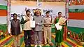 Dr. Anil Kumar Swain was honored with a Certificate of Appreciation by the Collector and District Magistrate of Nayagarh, recognizing his efforts in securing the prestigious GI certification for Nayagarh Kanteimundi brinjal.[10]