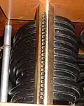 Tracker bar, which reads the punched music roll.