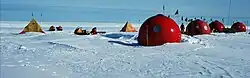 The camp with the so-called "apples"