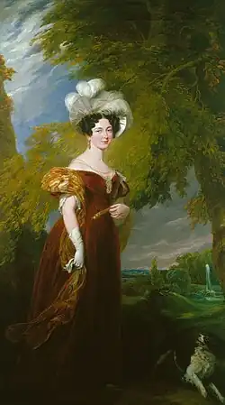 Duchess of Kent (mother of Queen Victoria), 1835