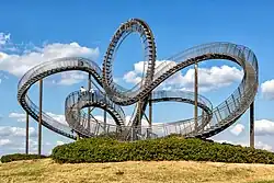 View of the sculpture