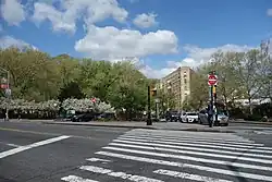 Riverside Drive's northern section at Dyckman Street