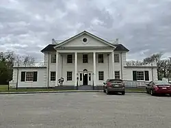 Main façade of the Dyess Town Hall