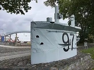 E-17 conning tower