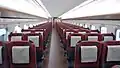 Interior of an E7 series ordinary-class car 10