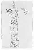 Sketch of Water Nymph and Bittern (1876), Hirshhorn Museum