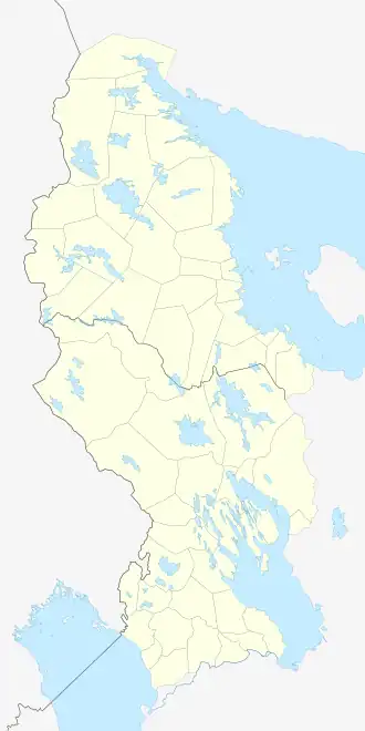 Area claimed by the Karelian United Government
