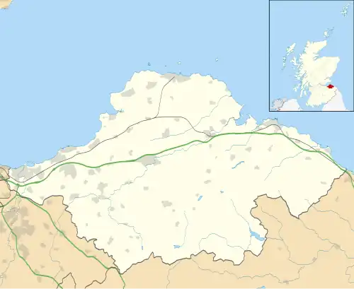 Dirleton Castle is located in East Lothian