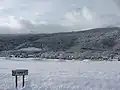 Echenevex in the snow