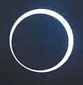 The eclipse from Thiruvananthapuram, India where the eclipse was 92%