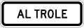 R6-6 Give way to the trolley