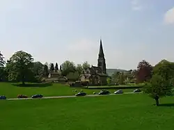Approaching from Chatsworth